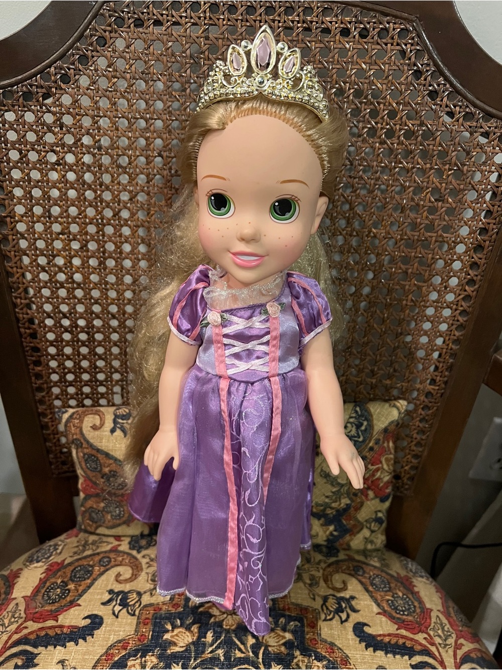 Disney Purple Princess Doll with Gold Tiara